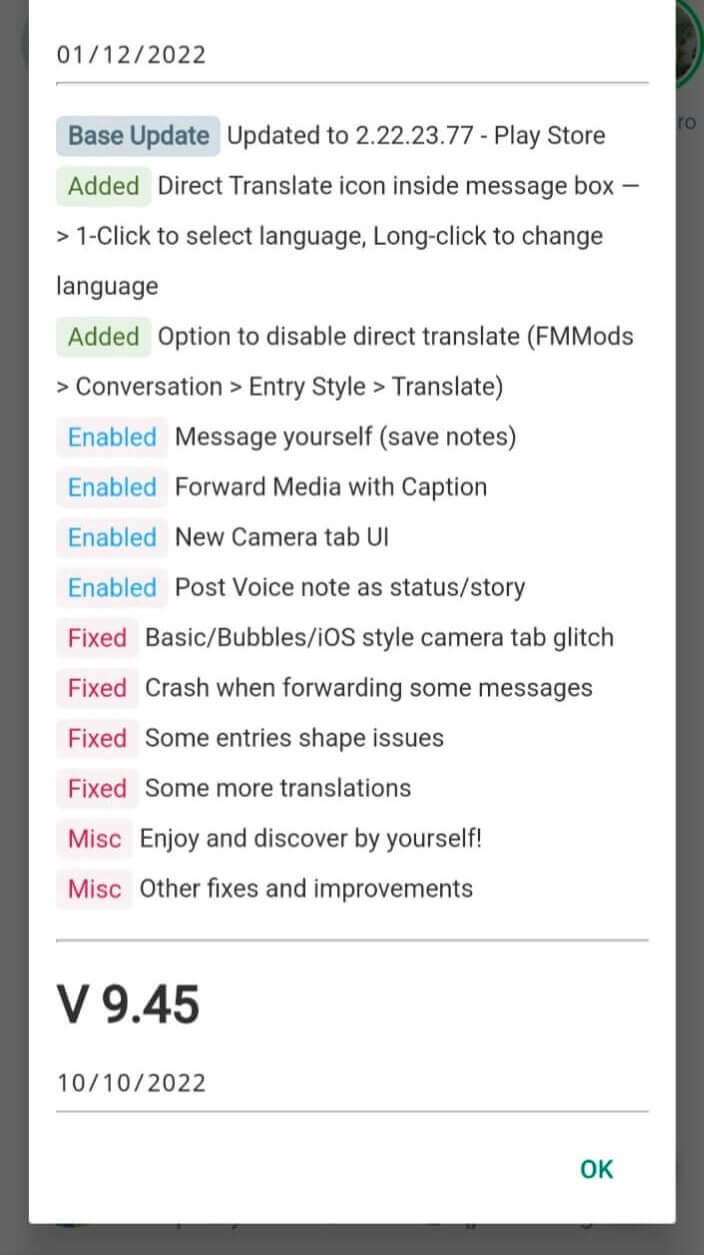 WhatsApp GB 2022
